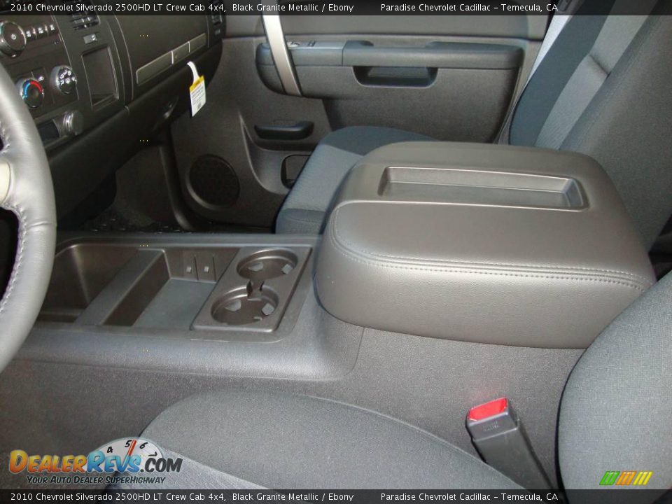 2010 Chevrolet Silverado 2500HD LT Crew Cab 4x4 Black Granite Metallic / Ebony Photo #21