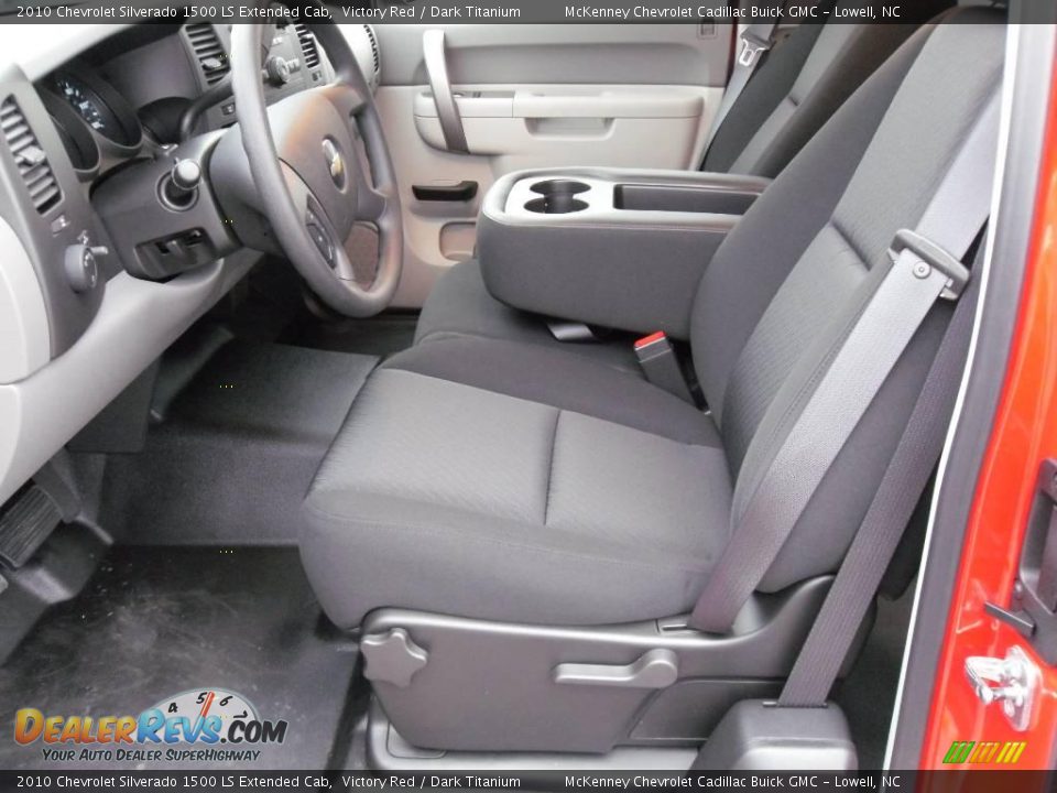 2010 Chevrolet Silverado 1500 LS Extended Cab Victory Red / Dark Titanium Photo #9
