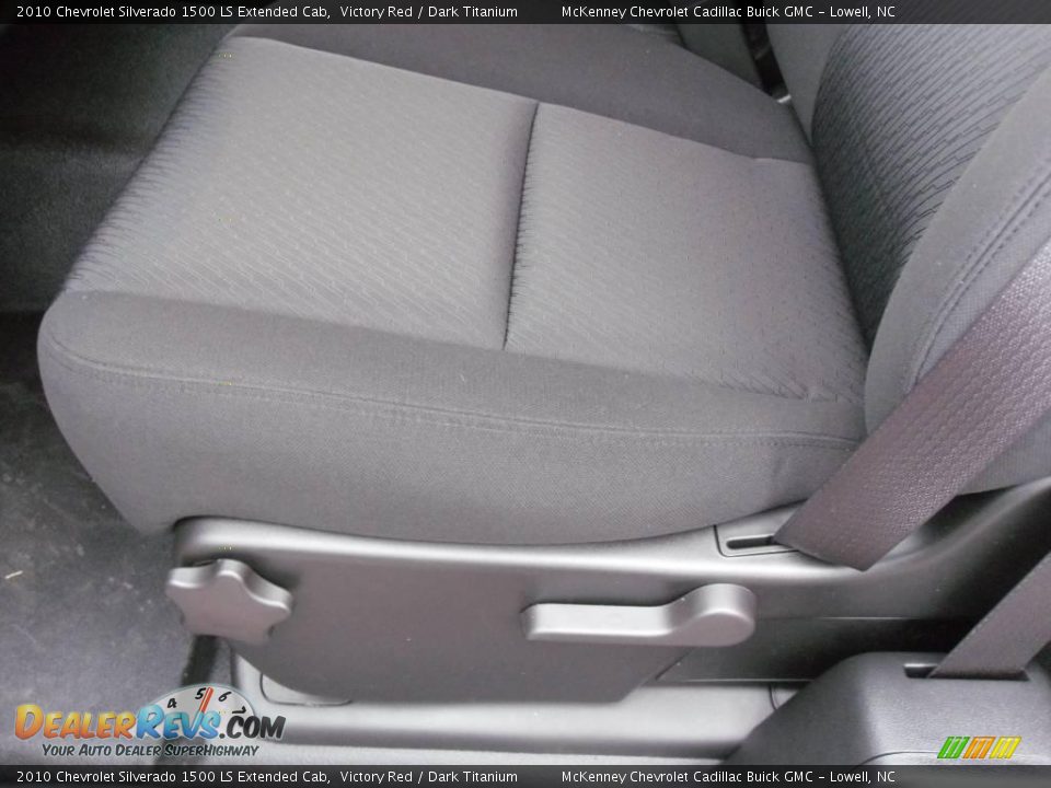 2010 Chevrolet Silverado 1500 LS Extended Cab Victory Red / Dark Titanium Photo #10