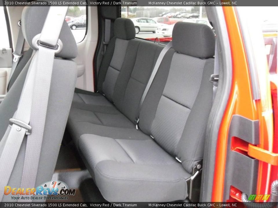 2010 Chevrolet Silverado 1500 LS Extended Cab Victory Red / Dark Titanium Photo #12
