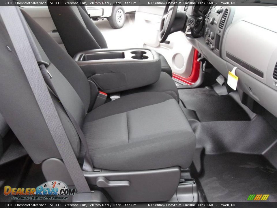 2010 Chevrolet Silverado 1500 LS Extended Cab Victory Red / Dark Titanium Photo #17