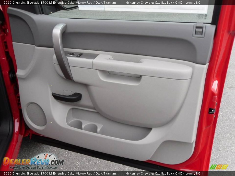 2010 Chevrolet Silverado 1500 LS Extended Cab Victory Red / Dark Titanium Photo #19