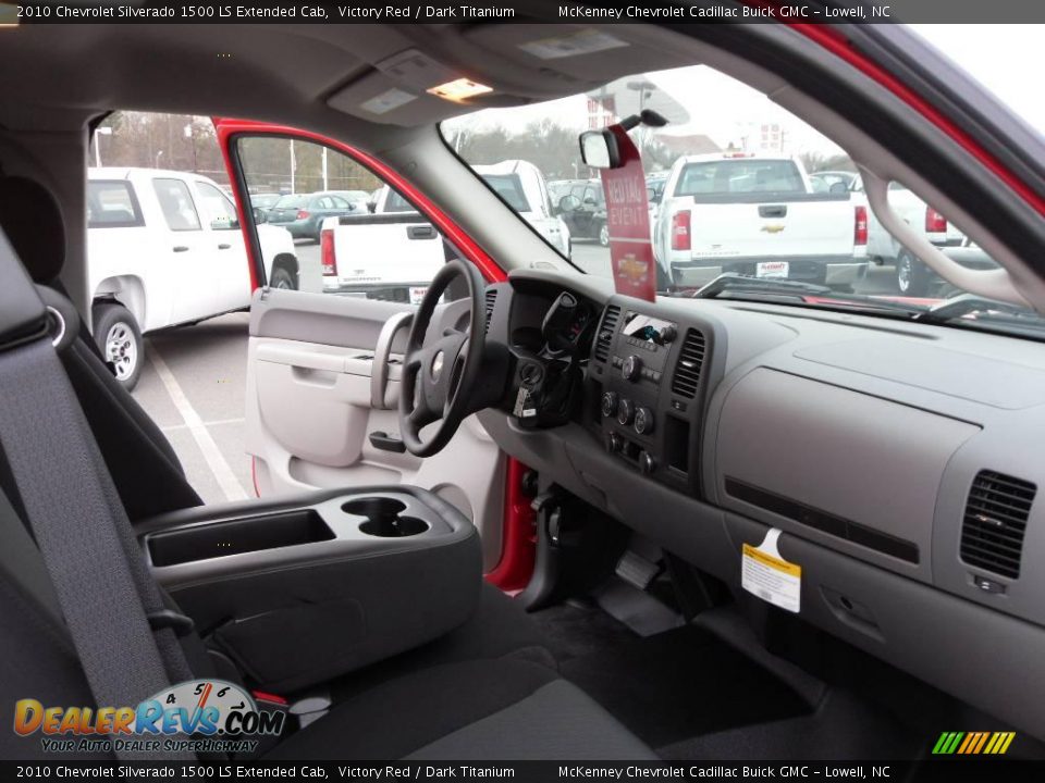 2010 Chevrolet Silverado 1500 LS Extended Cab Victory Red / Dark Titanium Photo #20
