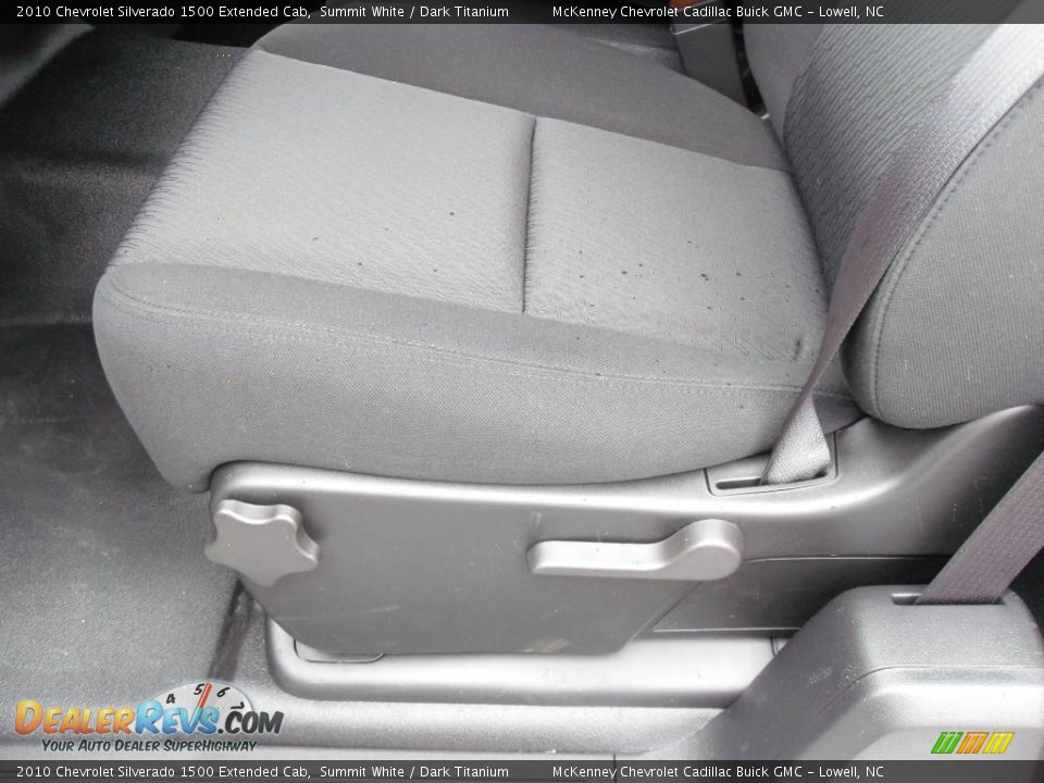2010 Chevrolet Silverado 1500 Extended Cab Summit White / Dark Titanium Photo #10