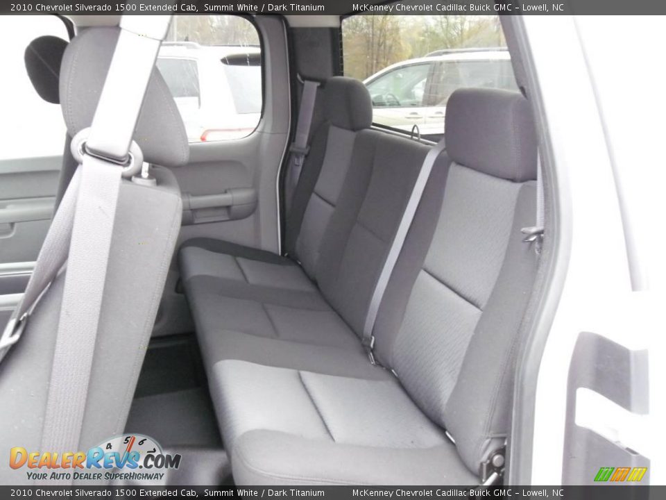 2010 Chevrolet Silverado 1500 Extended Cab Summit White / Dark Titanium Photo #12