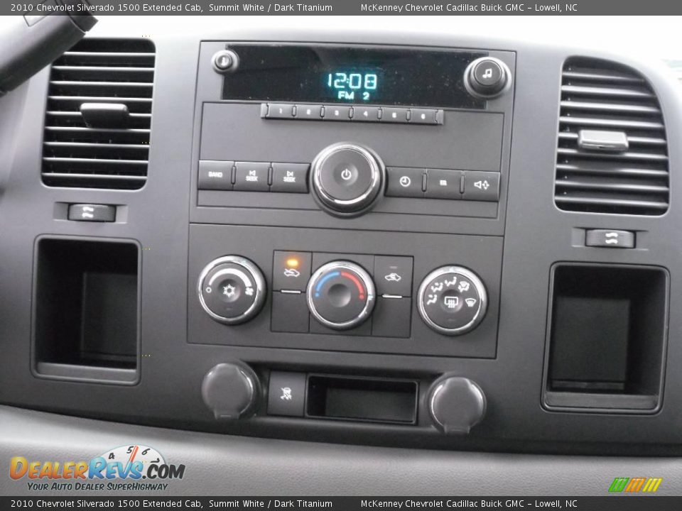 2010 Chevrolet Silverado 1500 Extended Cab Summit White / Dark Titanium Photo #14