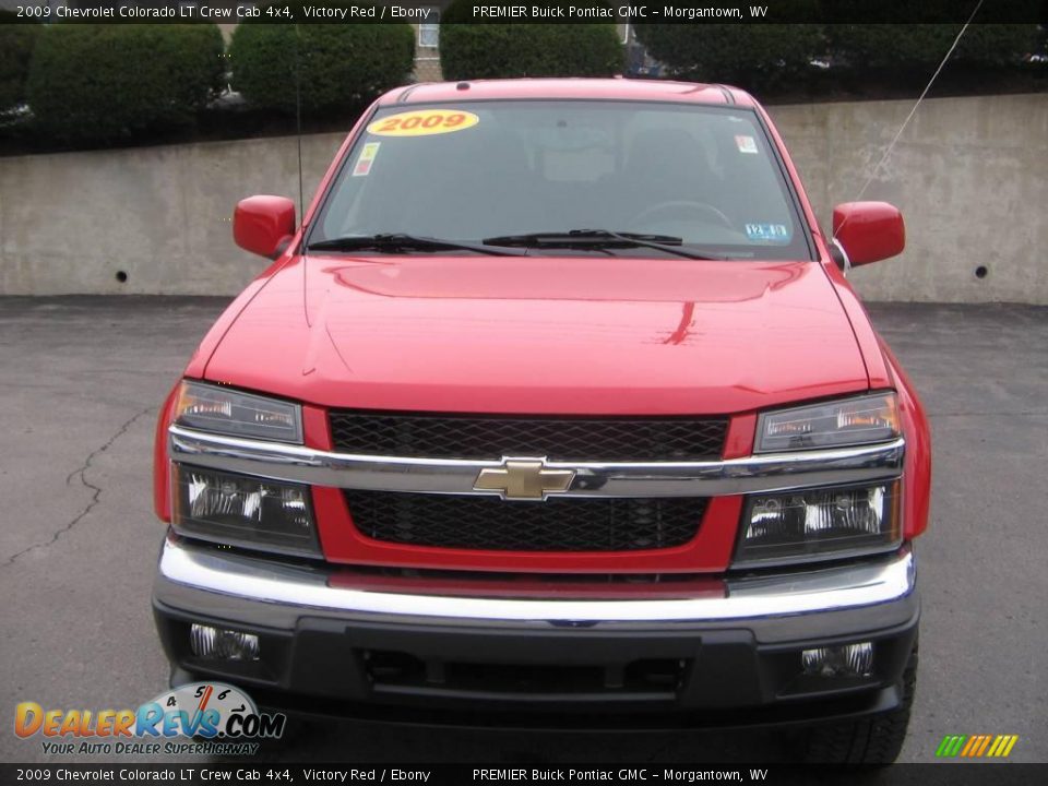 2009 Chevrolet Colorado LT Crew Cab 4x4 Victory Red / Ebony Photo #1