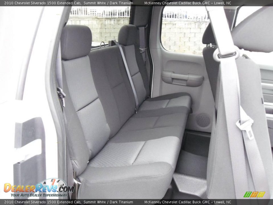 2010 Chevrolet Silverado 1500 Extended Cab Summit White / Dark Titanium Photo #16