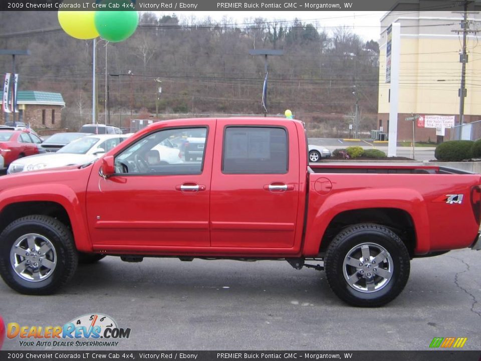 2009 Chevrolet Colorado LT Crew Cab 4x4 Victory Red / Ebony Photo #3