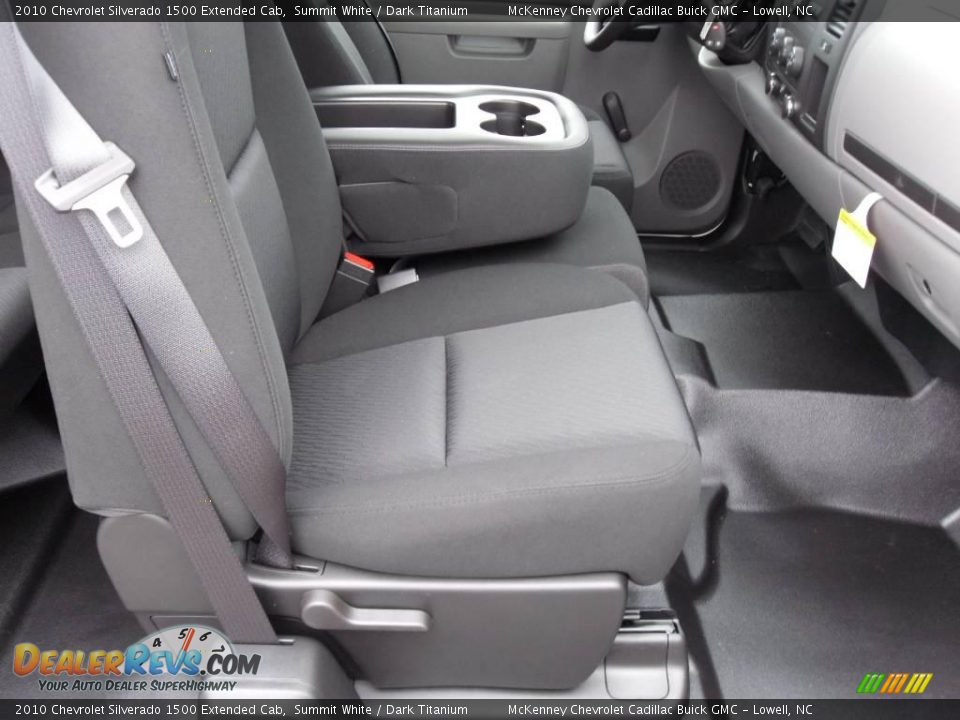 2010 Chevrolet Silverado 1500 Extended Cab Summit White / Dark Titanium Photo #18