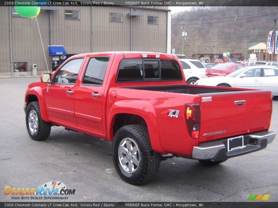 2009 Chevrolet Colorado LT Crew Cab 4x4 Victory Red / Ebony Photo #4