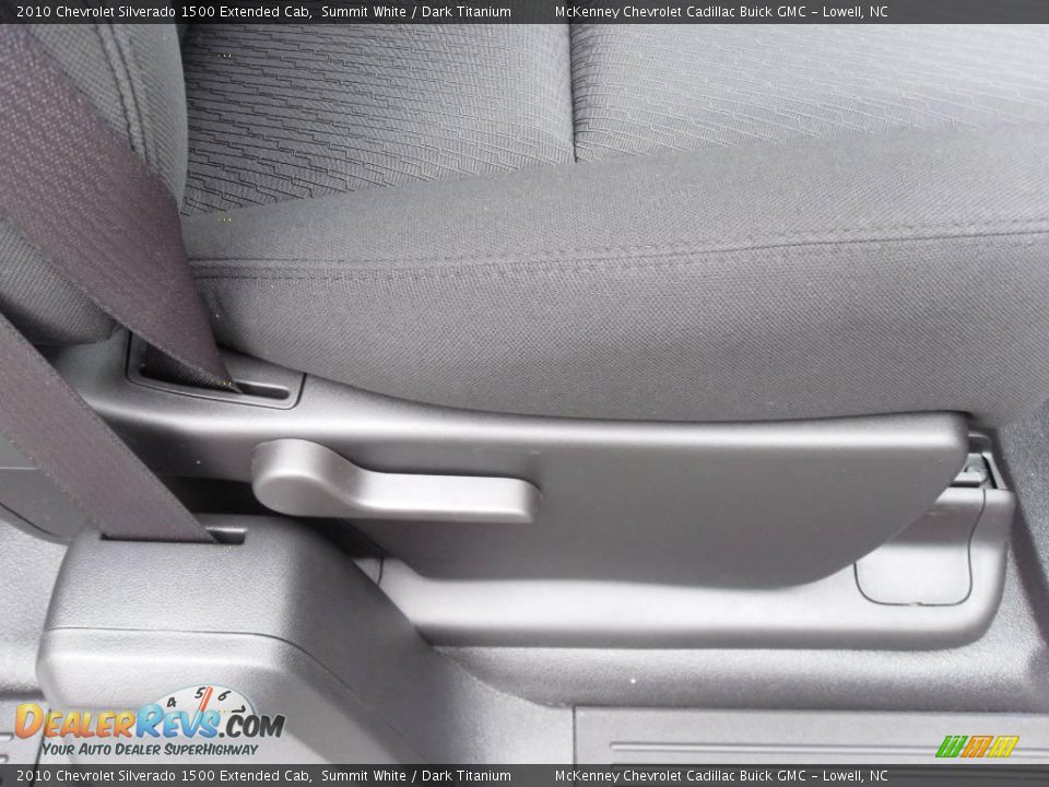 2010 Chevrolet Silverado 1500 Extended Cab Summit White / Dark Titanium Photo #19