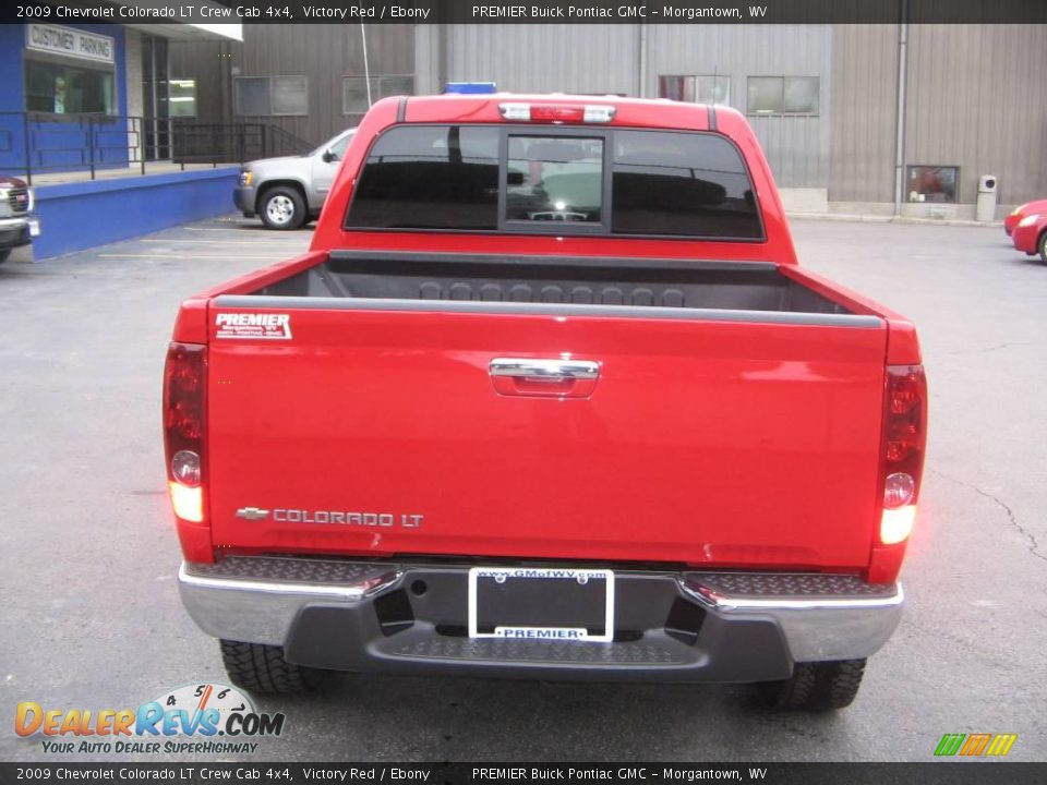 2009 Chevrolet Colorado LT Crew Cab 4x4 Victory Red / Ebony Photo #5