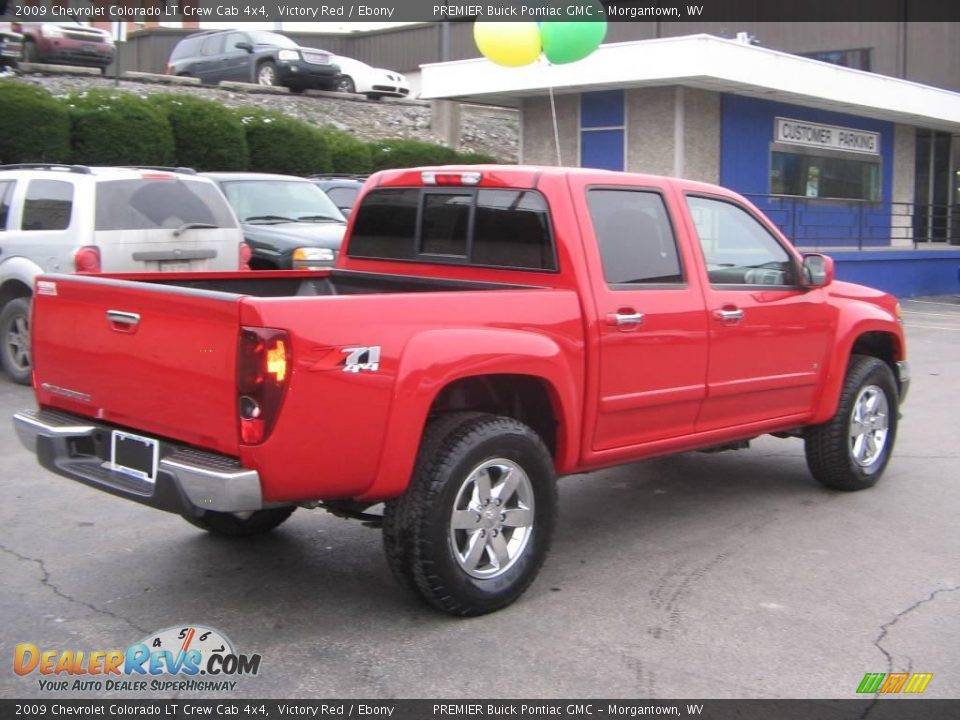 2009 Chevrolet Colorado LT Crew Cab 4x4 Victory Red / Ebony Photo #6