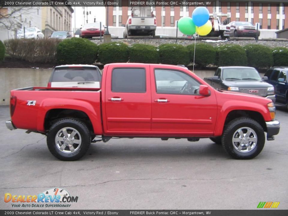 2009 Chevrolet Colorado LT Crew Cab 4x4 Victory Red / Ebony Photo #7