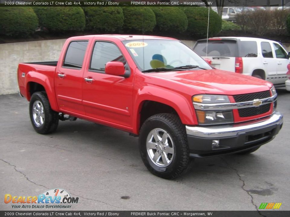 2009 Chevrolet Colorado LT Crew Cab 4x4 Victory Red / Ebony Photo #8