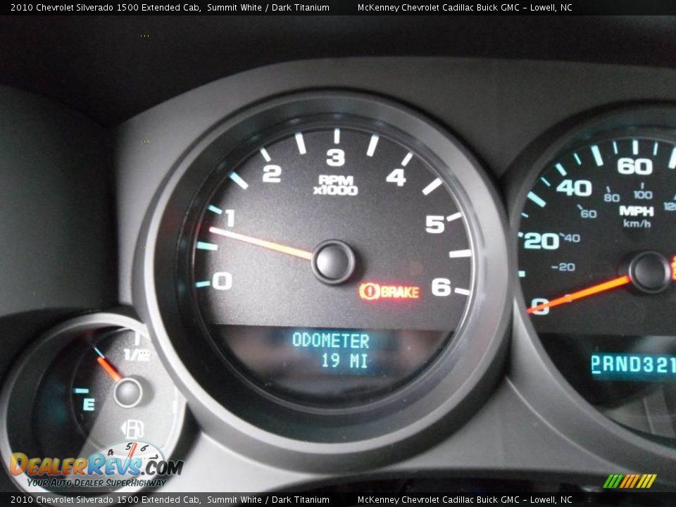2010 Chevrolet Silverado 1500 Extended Cab Summit White / Dark Titanium Photo #25