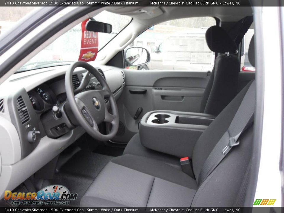 2010 Chevrolet Silverado 1500 Extended Cab Summit White / Dark Titanium Photo #26