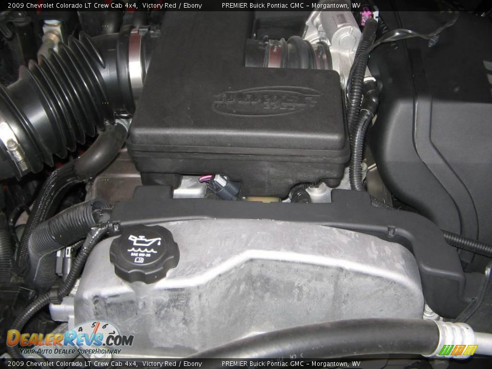 2009 Chevrolet Colorado LT Crew Cab 4x4 Victory Red / Ebony Photo #16