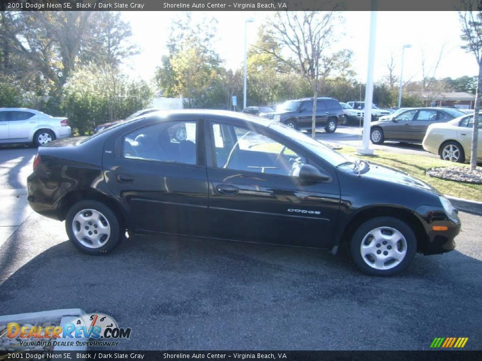 2001 Dodge Neon SE Black / Dark Slate Gray Photo #7
