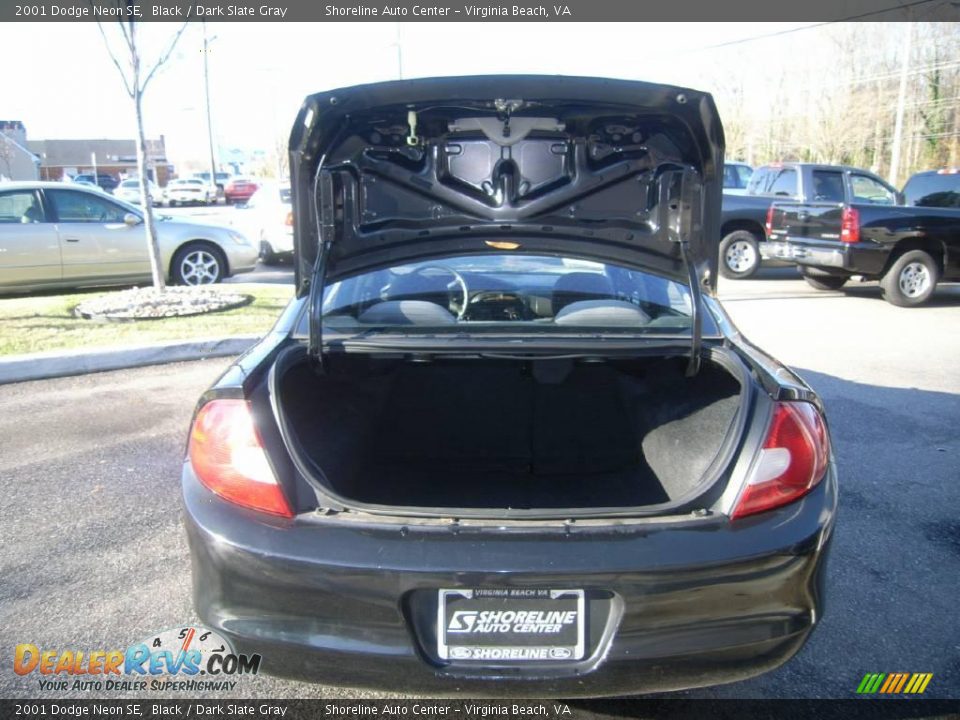 2001 Dodge Neon SE Black / Dark Slate Gray Photo #9