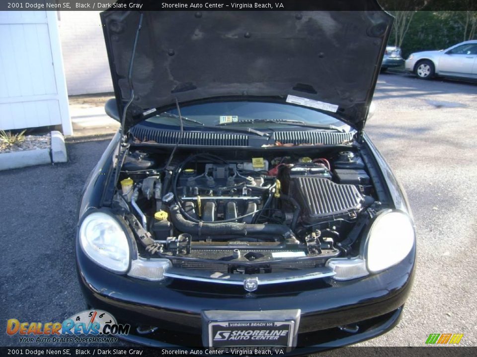 2001 Dodge Neon SE Black / Dark Slate Gray Photo #10
