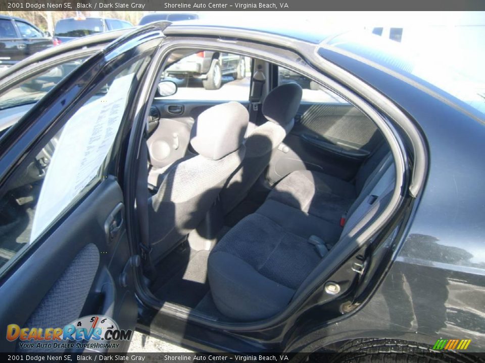 2001 Dodge Neon SE Black / Dark Slate Gray Photo #11