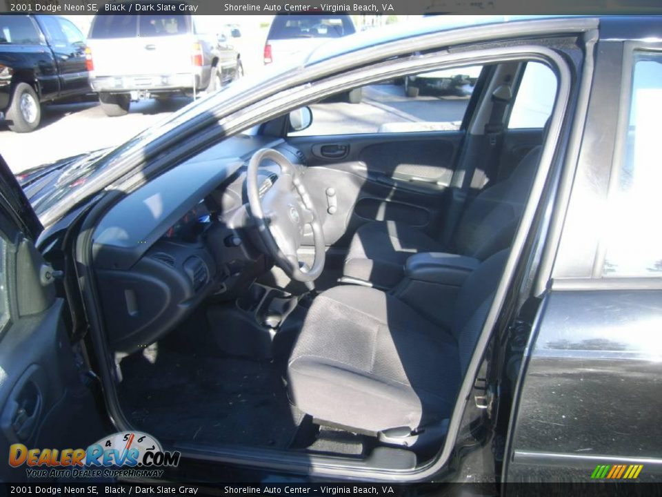 2001 Dodge Neon SE Black / Dark Slate Gray Photo #12