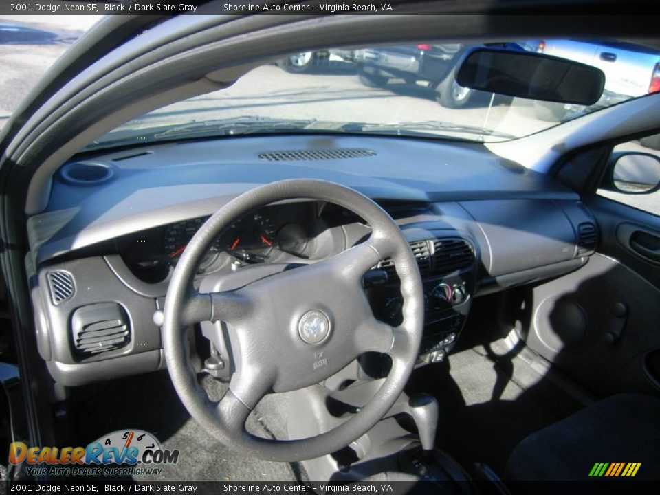 2001 Dodge Neon SE Black / Dark Slate Gray Photo #13