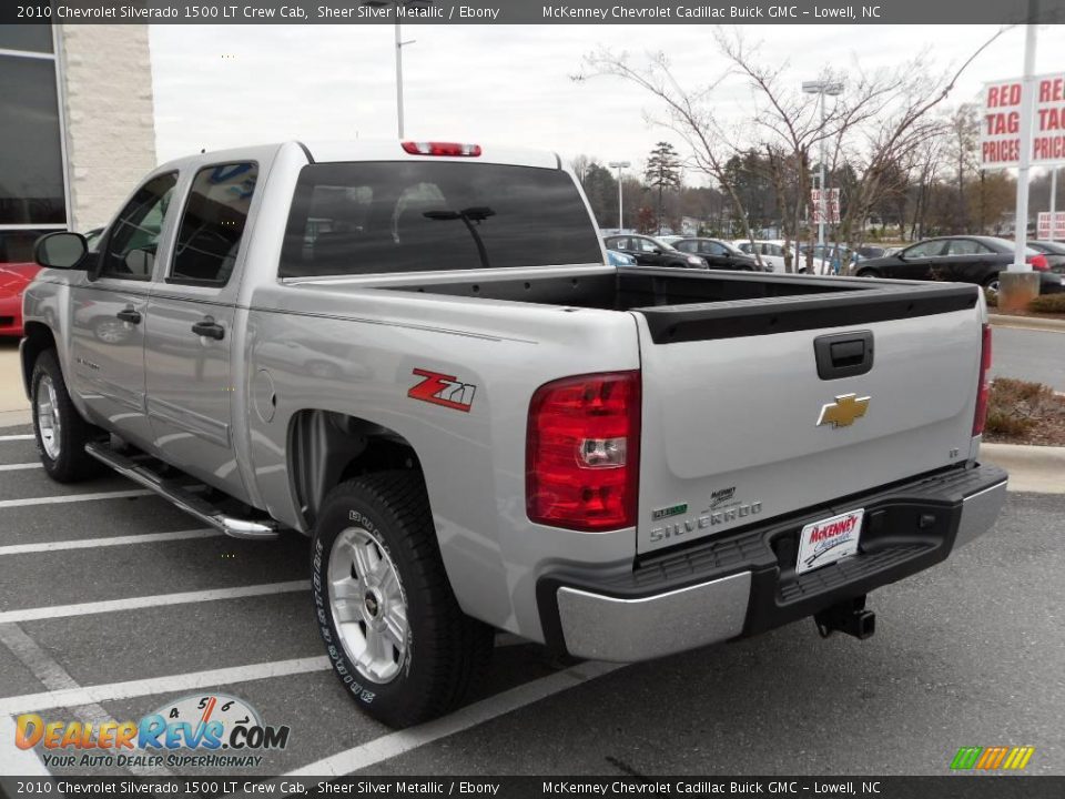 2010 Chevrolet Silverado 1500 LT Crew Cab Sheer Silver Metallic / Ebony Photo #1