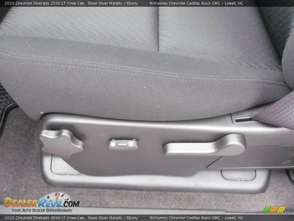 2010 Chevrolet Silverado 1500 LT Crew Cab Sheer Silver Metallic / Ebony Photo #8