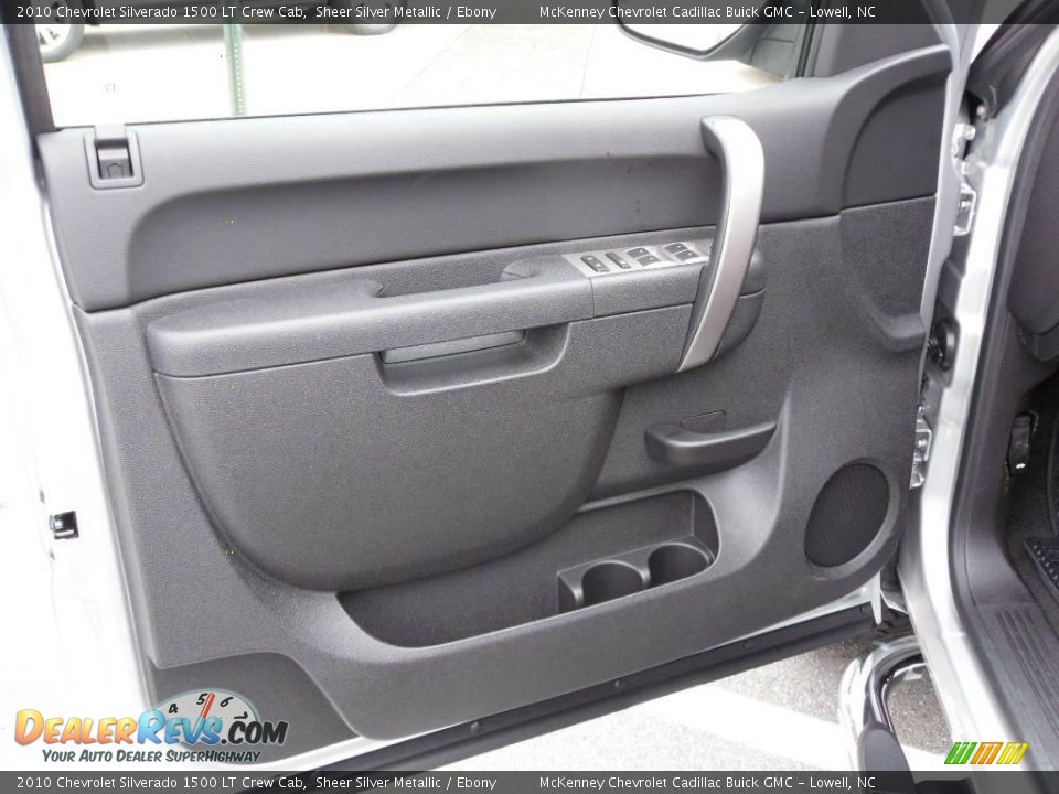 2010 Chevrolet Silverado 1500 LT Crew Cab Sheer Silver Metallic / Ebony Photo #9