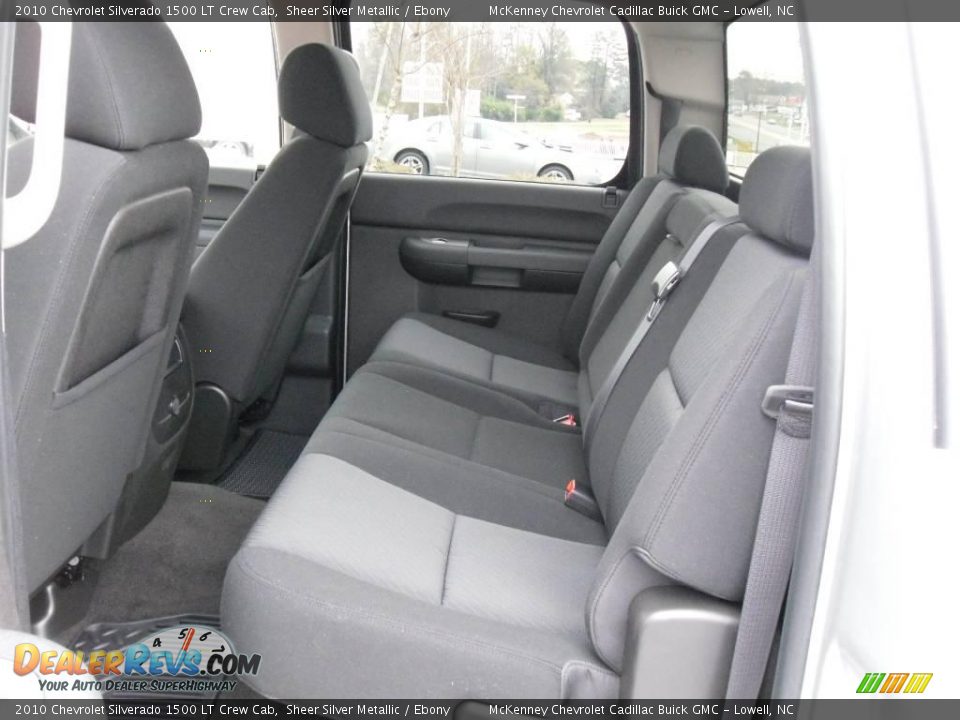 2010 Chevrolet Silverado 1500 LT Crew Cab Sheer Silver Metallic / Ebony Photo #10