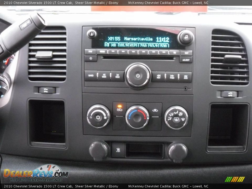 2010 Chevrolet Silverado 1500 LT Crew Cab Sheer Silver Metallic / Ebony Photo #12