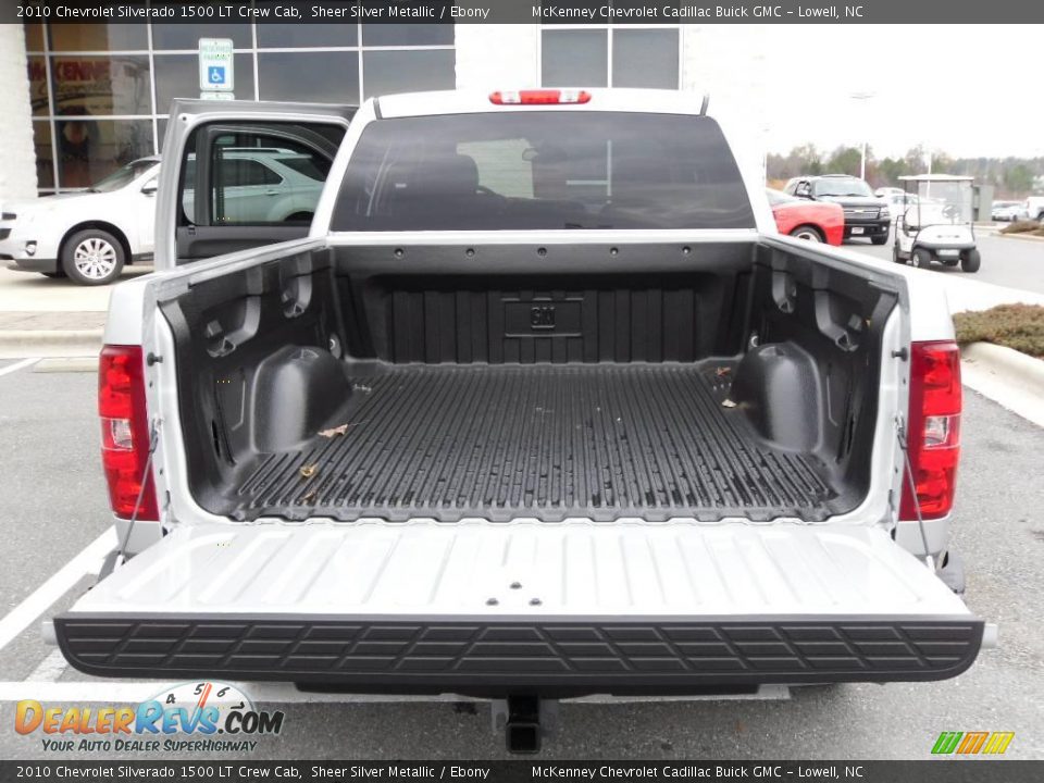 2010 Chevrolet Silverado 1500 LT Crew Cab Sheer Silver Metallic / Ebony Photo #13