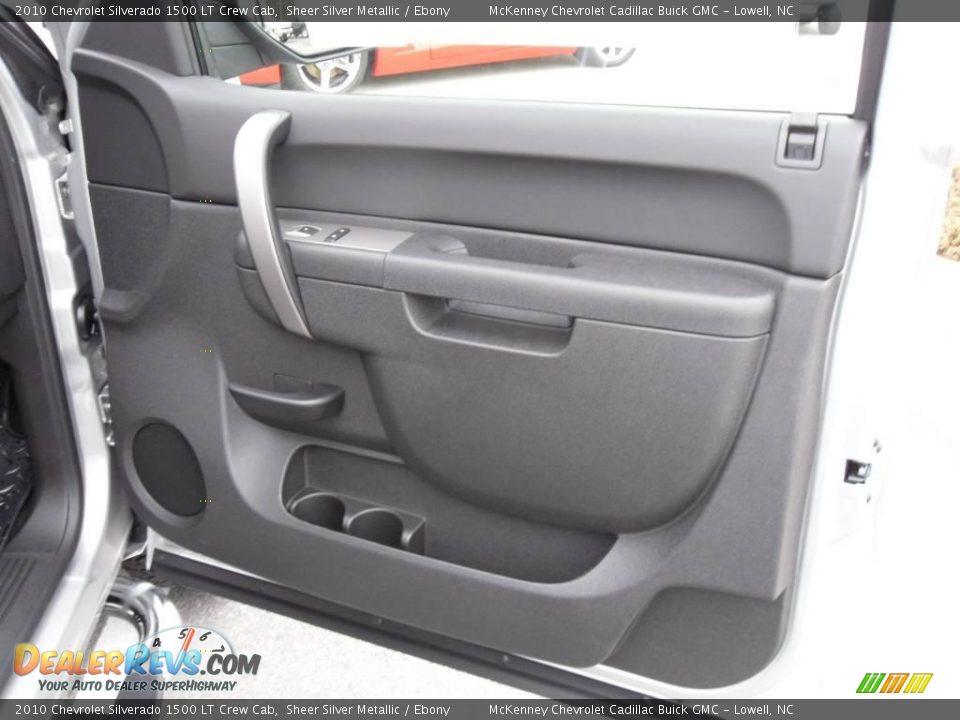 2010 Chevrolet Silverado 1500 LT Crew Cab Sheer Silver Metallic / Ebony Photo #15