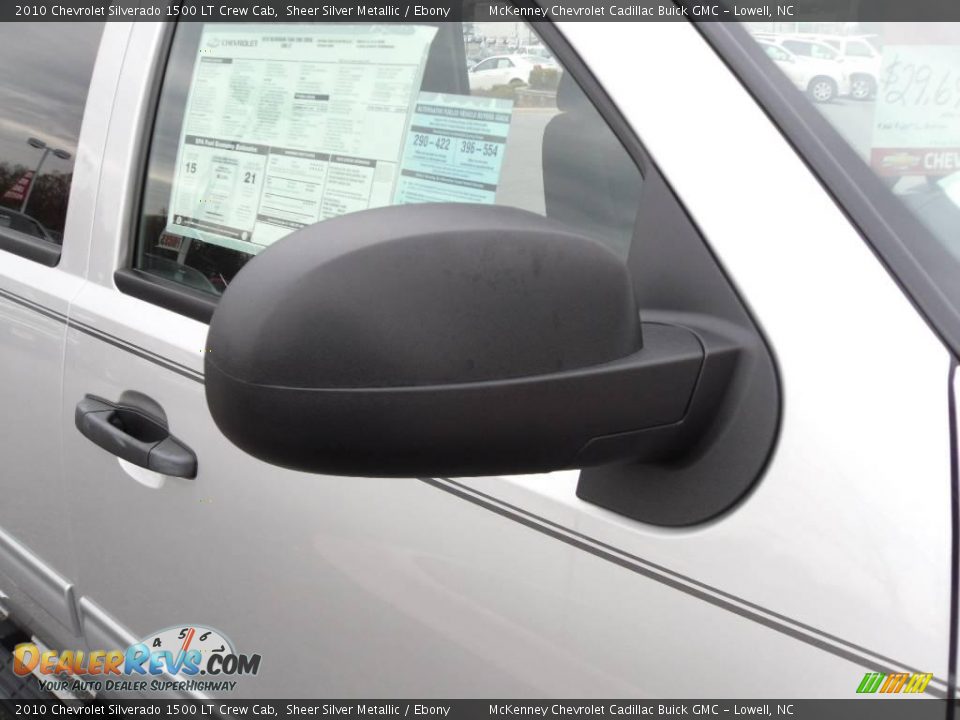 2010 Chevrolet Silverado 1500 LT Crew Cab Sheer Silver Metallic / Ebony Photo #19