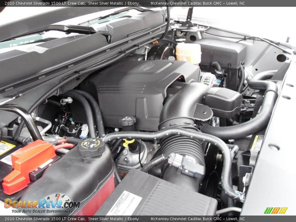 2010 Chevrolet Silverado 1500 LT Crew Cab Sheer Silver Metallic / Ebony Photo #22