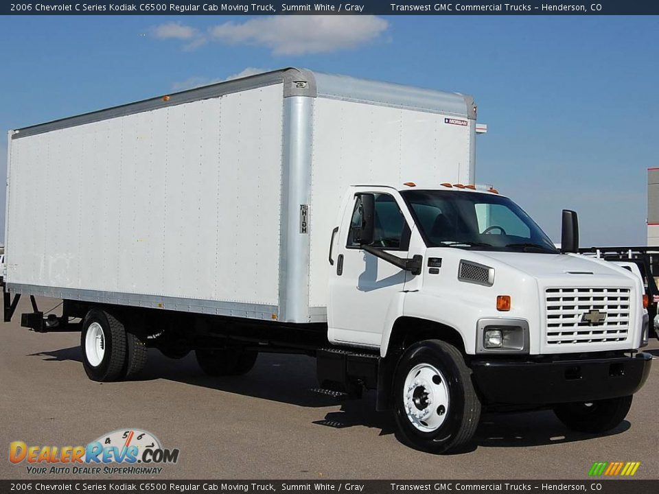 2006 Chevrolet C Series Kodiak C6500 Regular Cab Moving Truck Summit White / Gray Photo #1