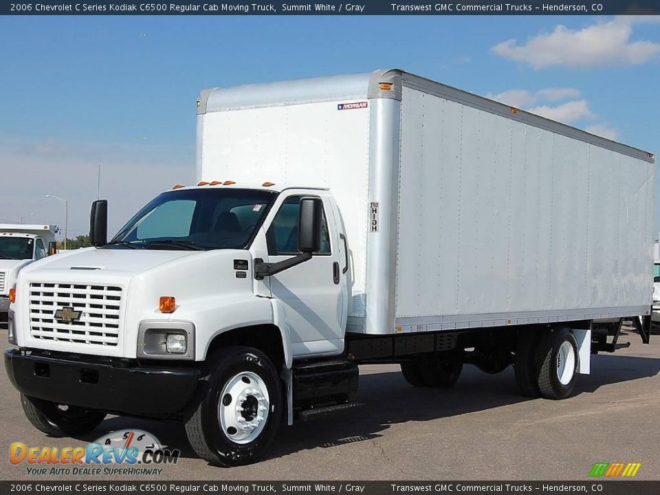 2006 Chevrolet C Series Kodiak C6500 Regular Cab Moving Truck Summit White / Gray Photo #3