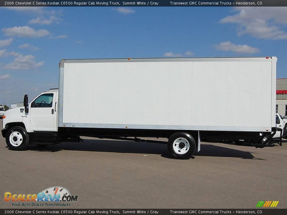 2006 Chevrolet C Series Kodiak C6500 Regular Cab Moving Truck Summit White / Gray Photo #4