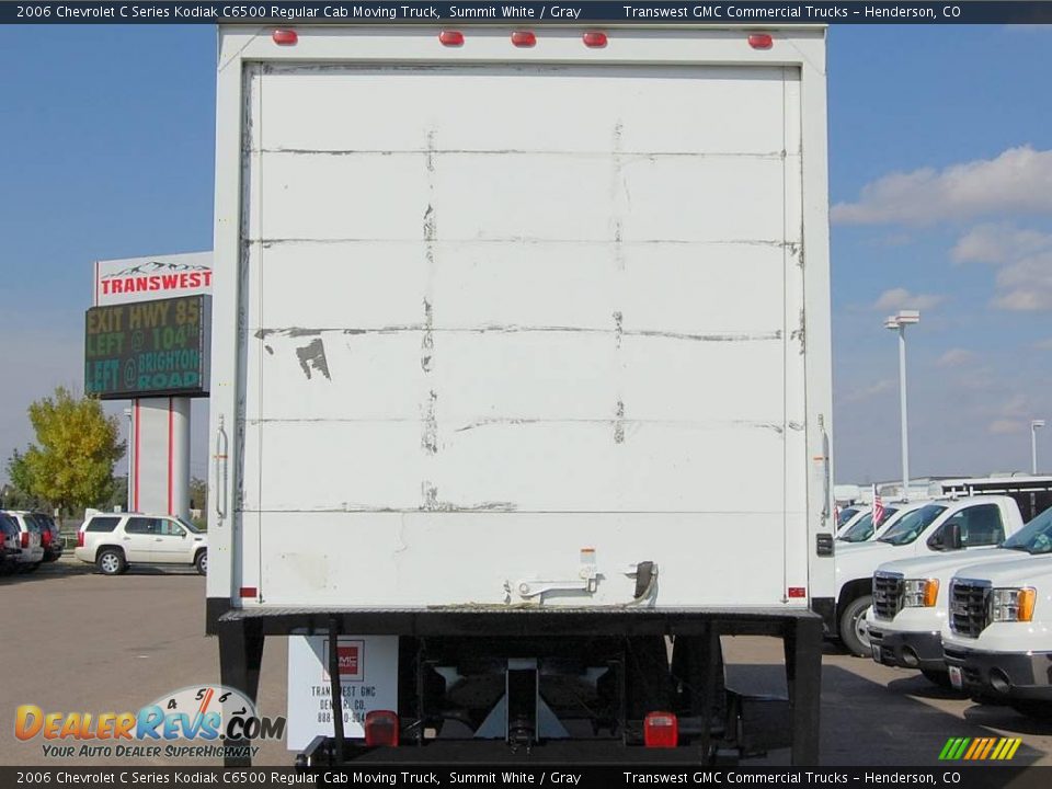 2006 Chevrolet C Series Kodiak C6500 Regular Cab Moving Truck Summit White / Gray Photo #6
