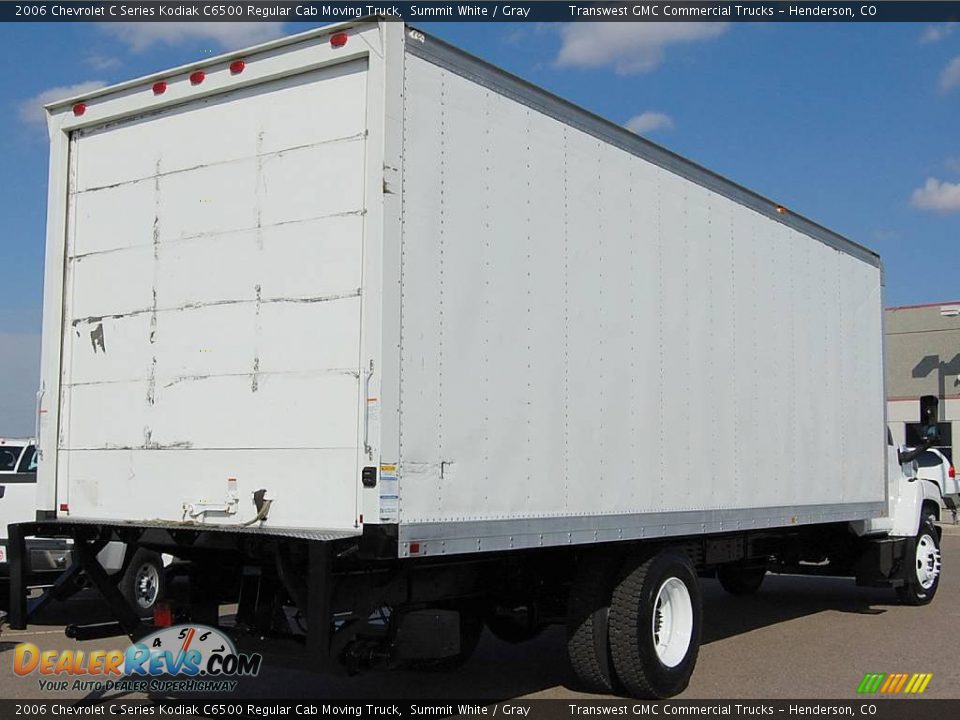 2006 Chevrolet C Series Kodiak C6500 Regular Cab Moving Truck Summit White / Gray Photo #7