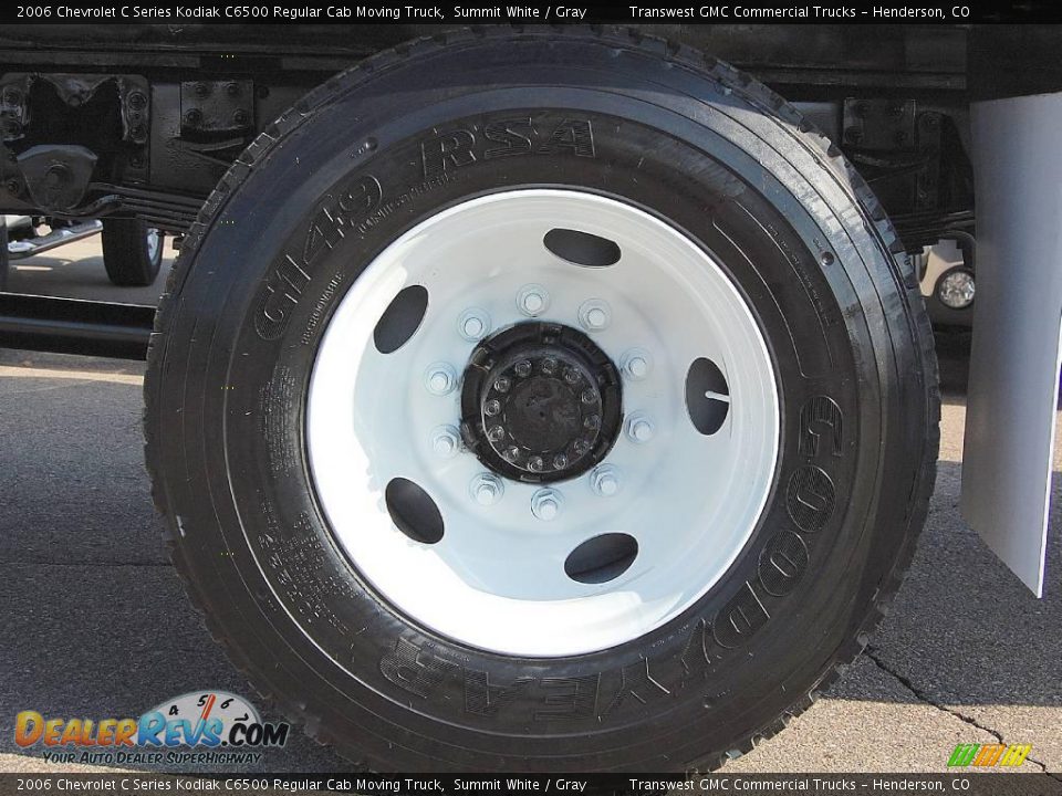 2006 Chevrolet C Series Kodiak C6500 Regular Cab Moving Truck Summit White / Gray Photo #10