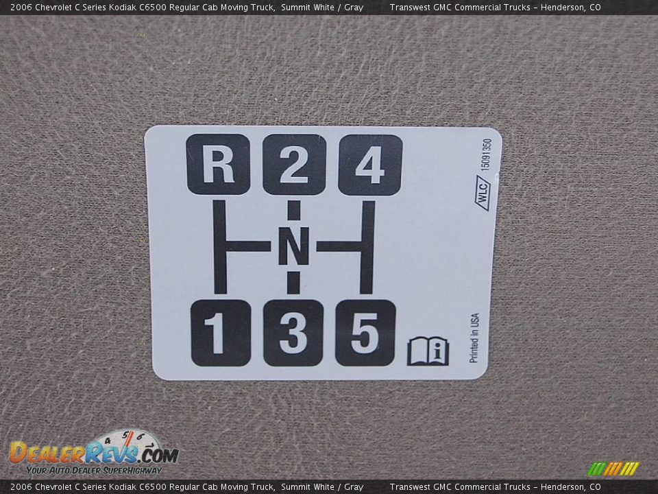 2006 Chevrolet C Series Kodiak C6500 Regular Cab Moving Truck Summit White / Gray Photo #25