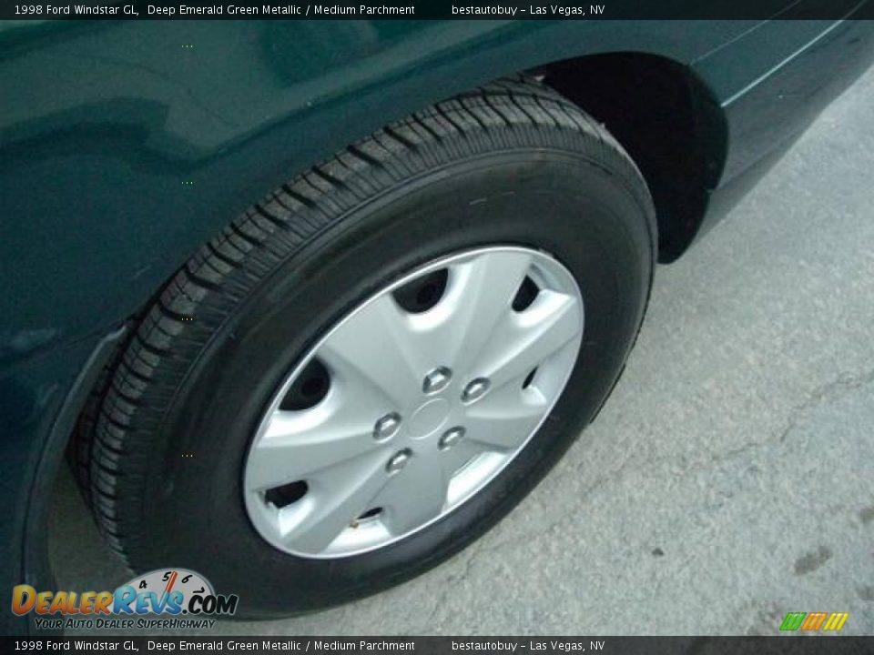 1998 Ford Windstar GL Deep Emerald Green Metallic / Medium Parchment Photo #16