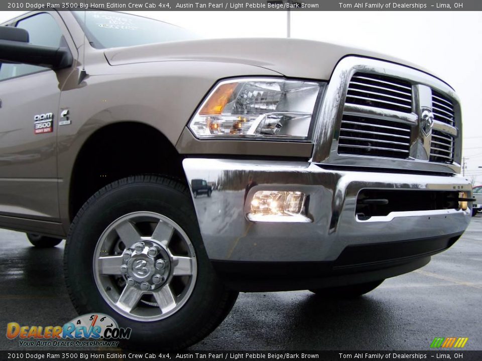 2010 Dodge Ram 3500 Big Horn Edition Crew Cab 4x4 Austin Tan Pearl / Light Pebble Beige/Bark Brown Photo #2