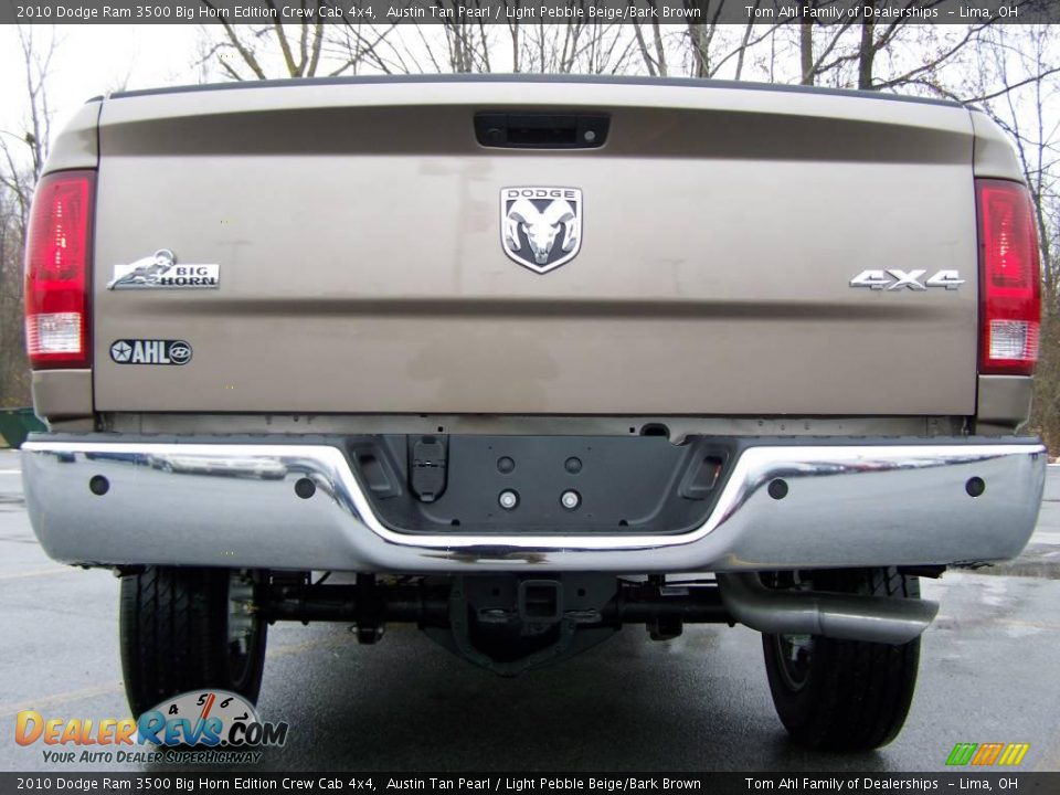 2010 Dodge Ram 3500 Big Horn Edition Crew Cab 4x4 Austin Tan Pearl / Light Pebble Beige/Bark Brown Photo #7