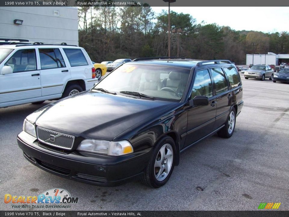 1998 Volvo V70 T5 Black / Beige Photo #1