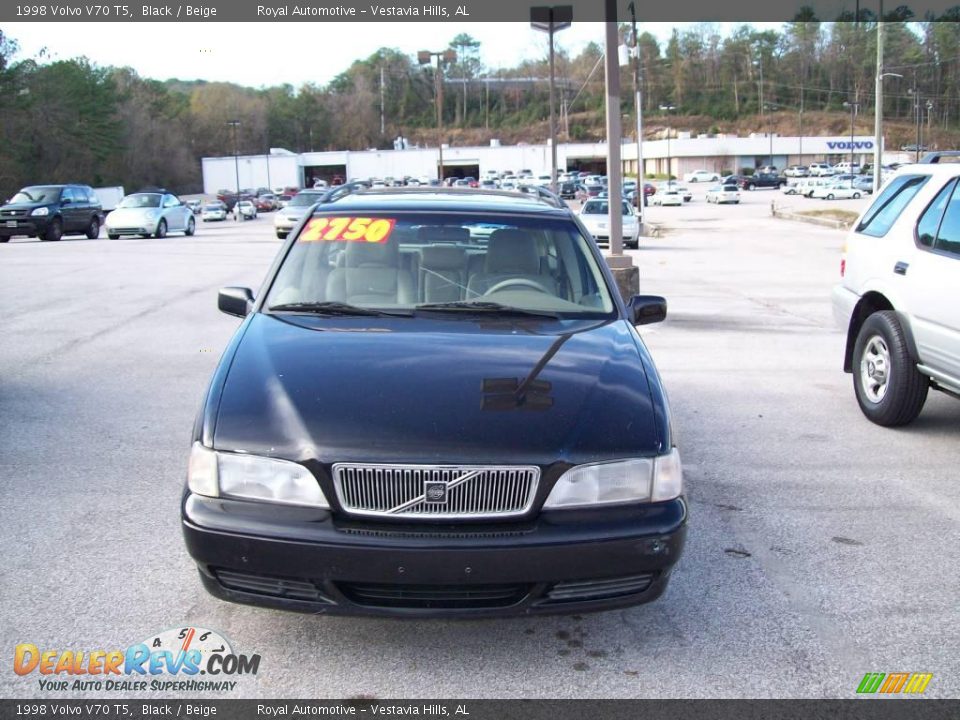 1998 Volvo V70 T5 Black / Beige Photo #2